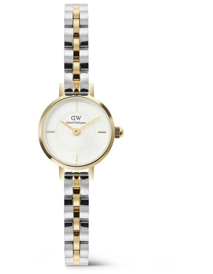 Petite Mini 3-Link Two Tone Watch 19mm in Multi image 1