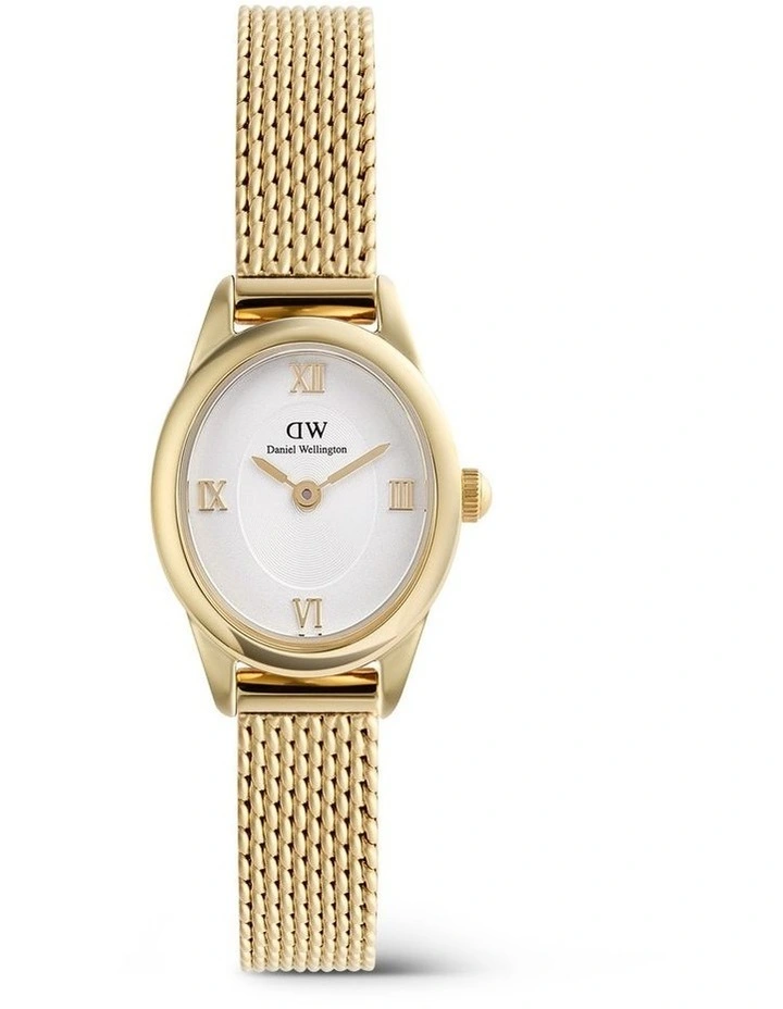 Ophelia Mini Mesh Watch 22mm in Gold image 1