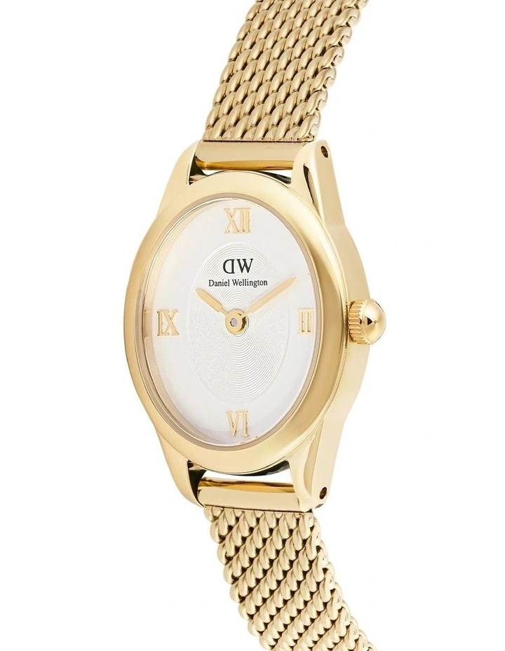 Ophelia Mini Mesh Watch 22mm in Gold image 3