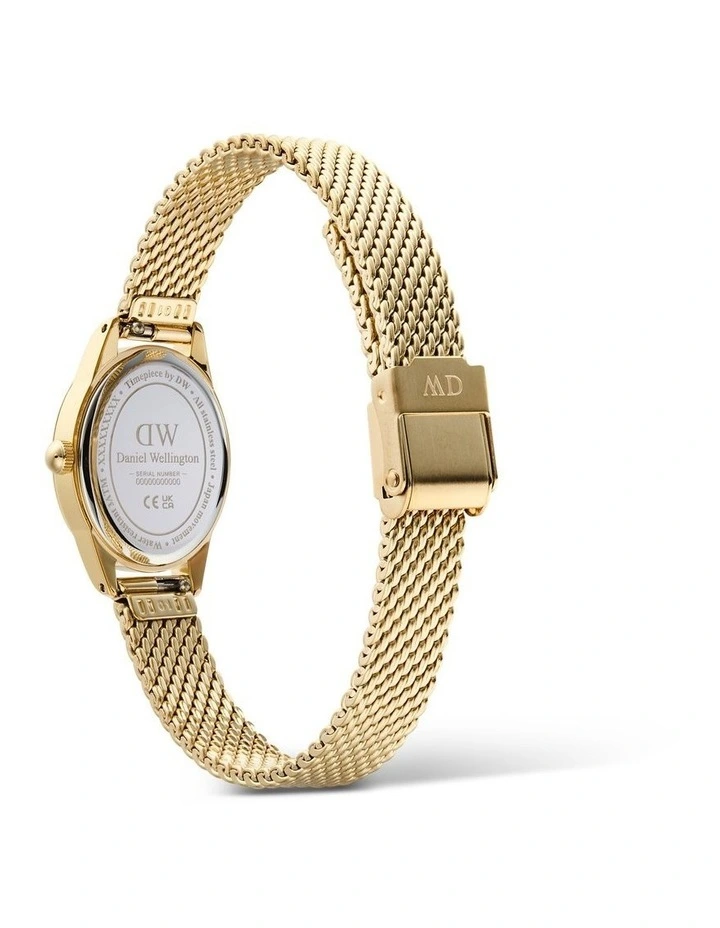 Ophelia Mini Mesh Watch 22mm in Gold image 4