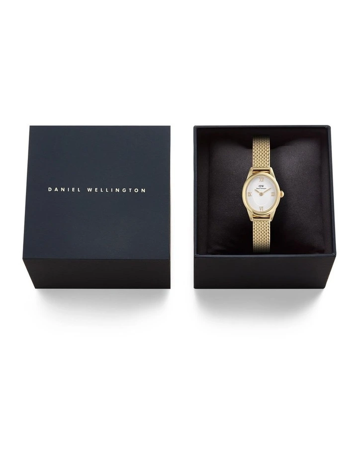 Ophelia Mini Mesh Watch 22mm in Gold image 5