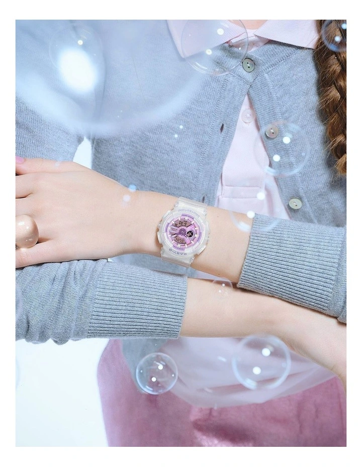 Baby G Ba110Ps-7A Watch in White image 2