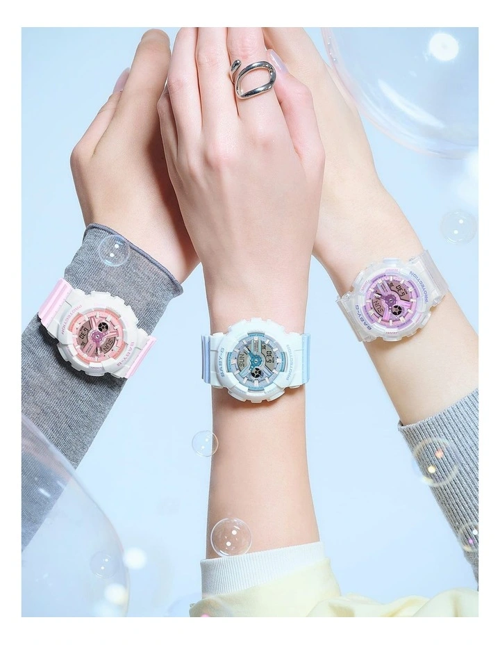 Baby G Ba110Ps-7A Watch in White image 5
