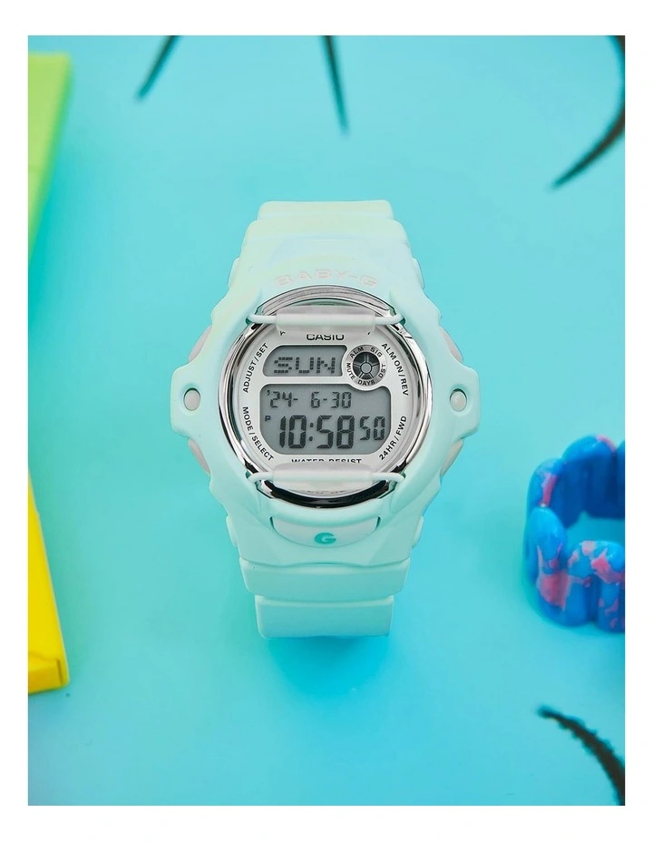 Baby G Bg169U-3D Watch in Green image 3