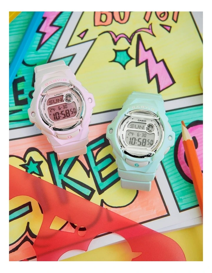 Baby G Bg169U-3D Watch in Green image 7
