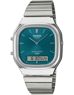 Aq240E-3A Watch in Silver