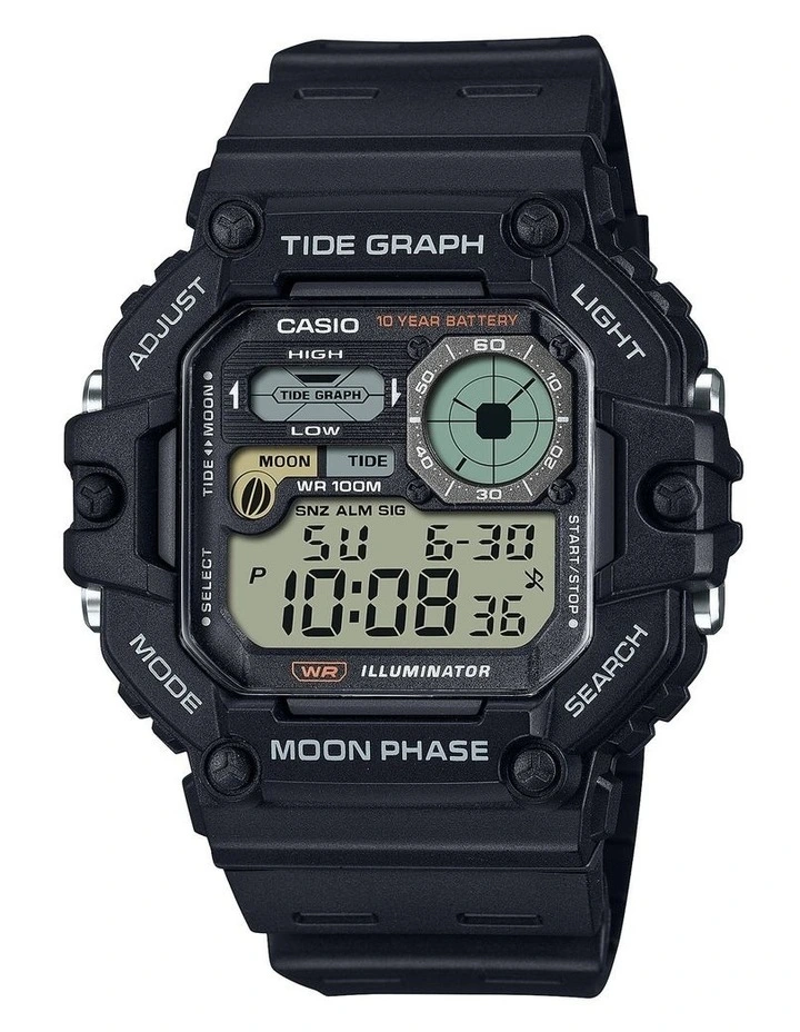 Ws1700H-1A Watch in Black image 1