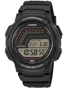 Ws1800-1A Watch in Black