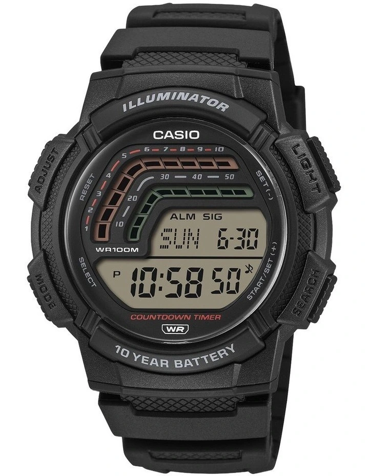 Ws1800-1A Watch in Black image 1