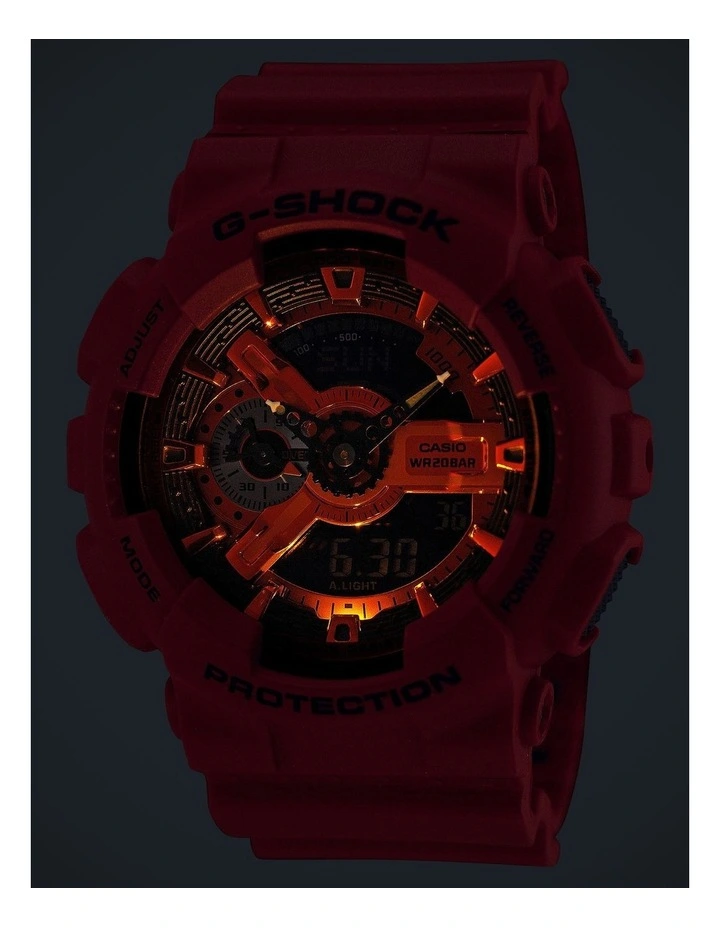 G Shock Ga110Rrb-4A Watch in Red image 4