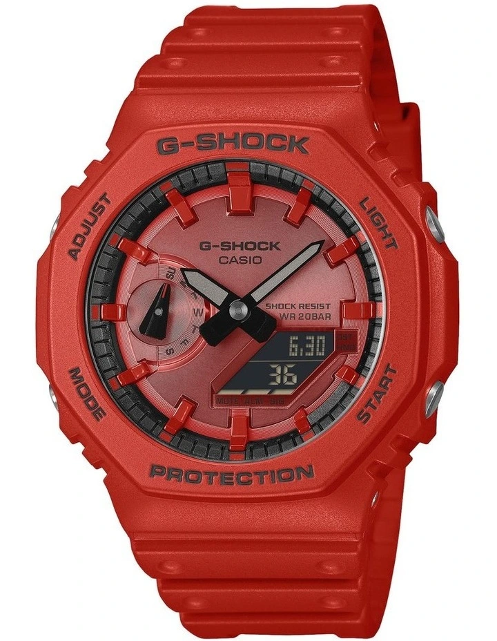 G Shock Ga2100Rrb-4A Watch in Red image 1