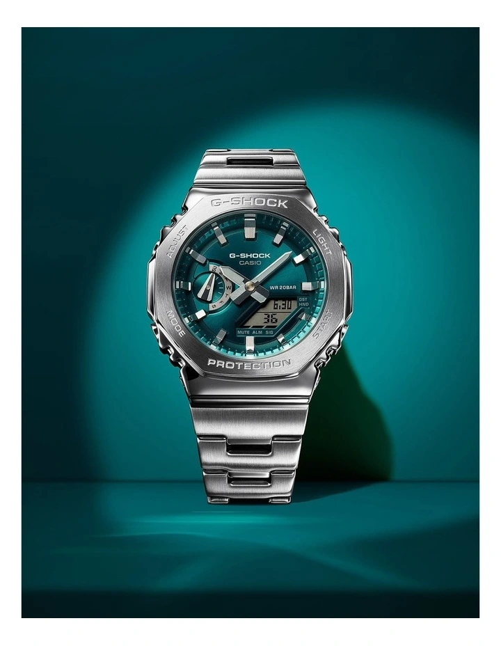 G Shock Gm2110D-3A1 Watch in Silver image 2