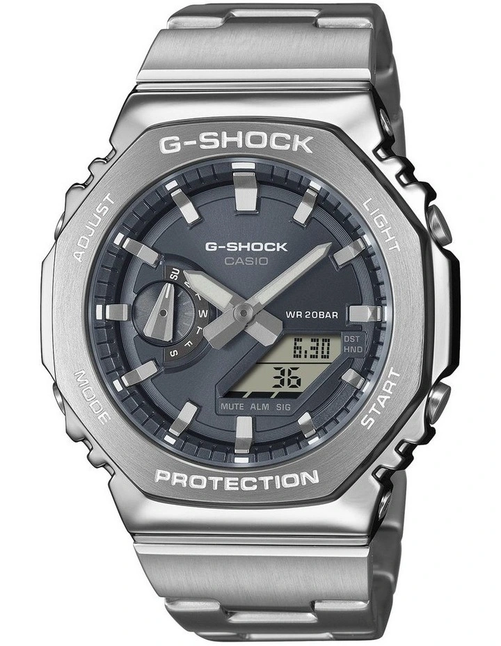 G Shock Gm2110D-8A Watch in Silver image 1