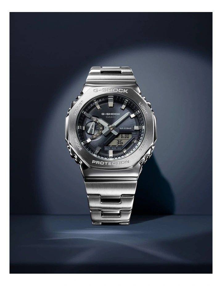 G Shock Gm2110D-8A Watch in Silver image 2