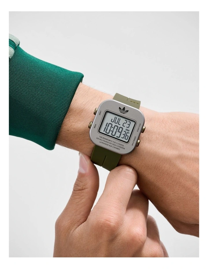 ADIDAS ORIGINALS Adaptik One Green Watch image 2