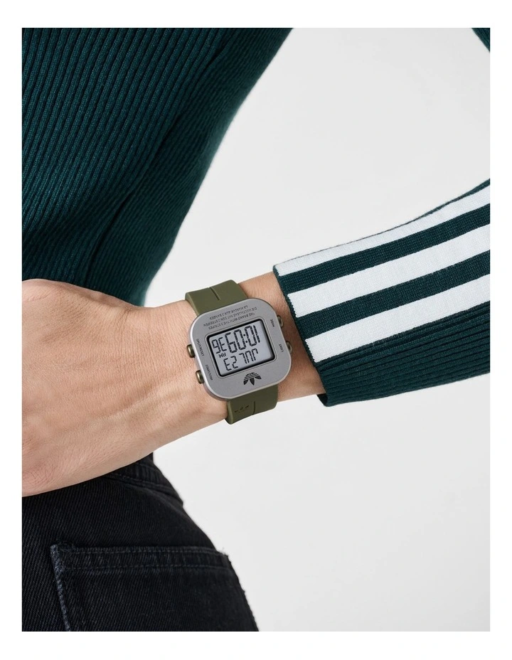 ADIDAS ORIGINALS Adaptik One Green Watch image 6