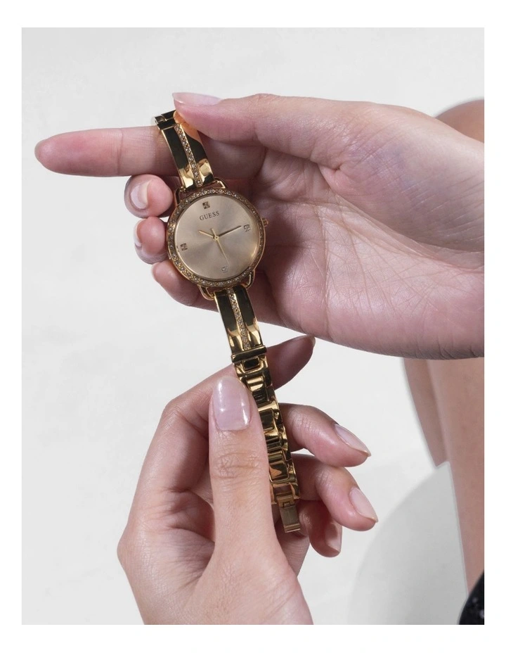 Analogue Watch in Gold-Tone image 7