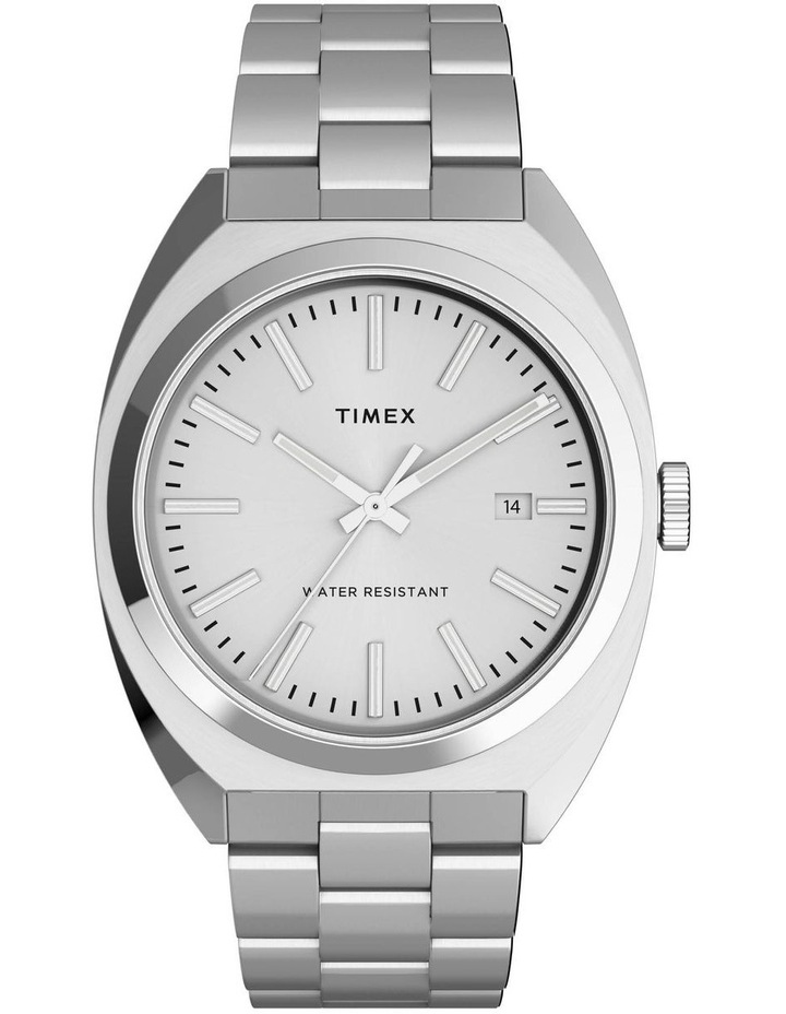 timex silver watch