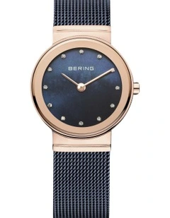 Ladies Classic Collection Blue/Rose Milanese Analog Watch 10126-367