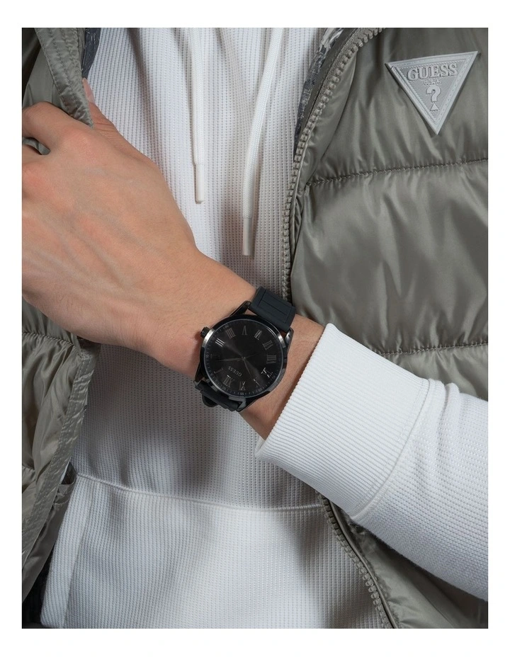Charter Black Silicone Watch image 2