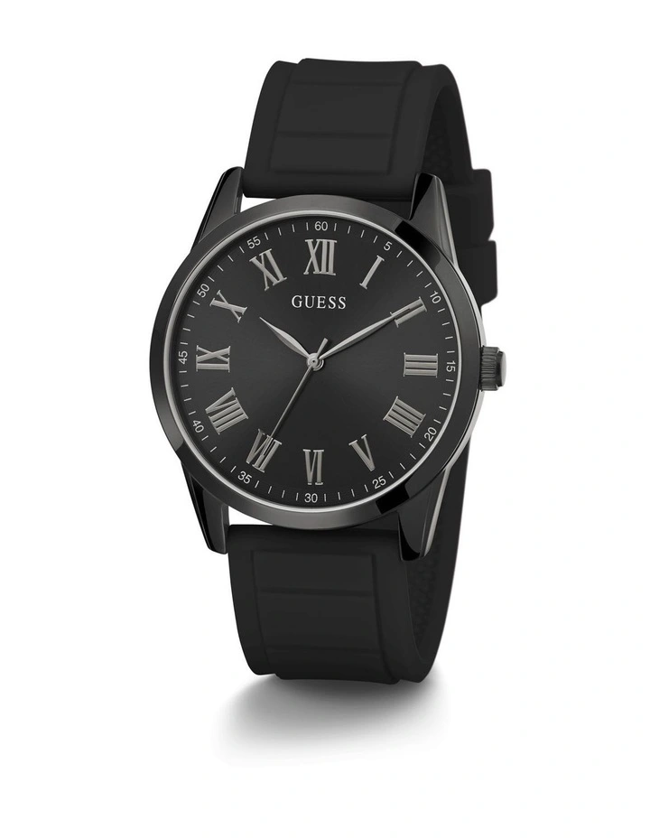 Charter Black Silicone Watch image 4
