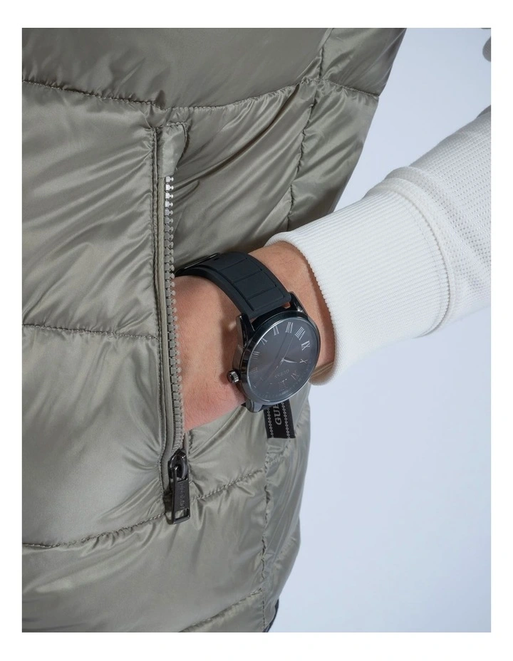 Charter Black Silicone Watch image 7