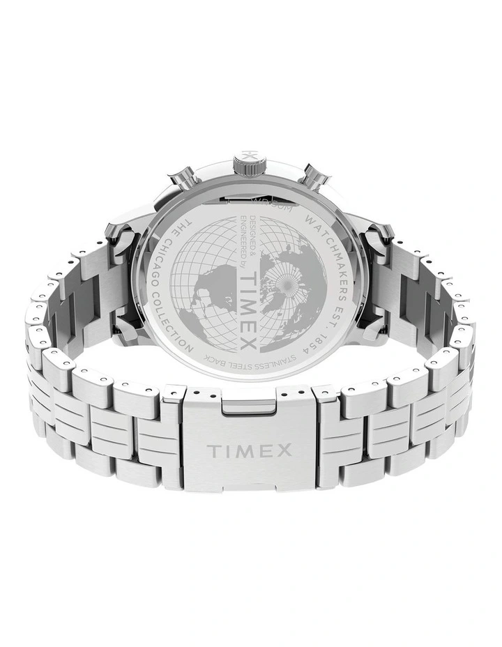 Chicago Chrono 45mm TW2V01600 Watch in Silver Tone image 5