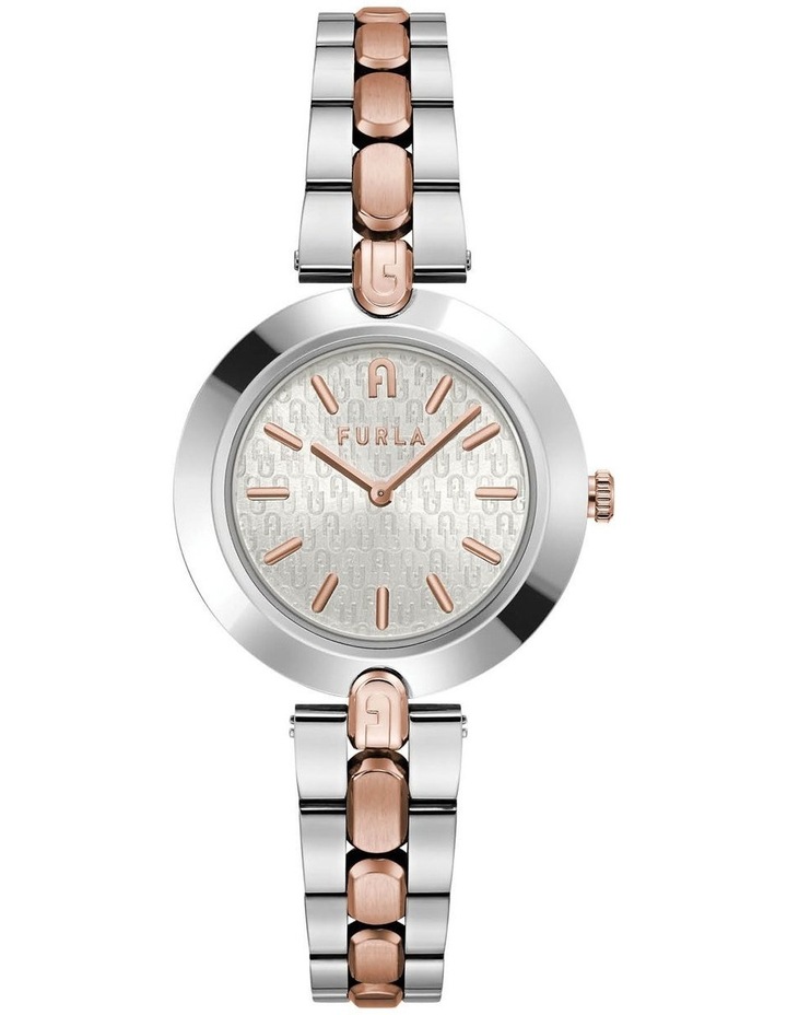Logo Links Silver Watch