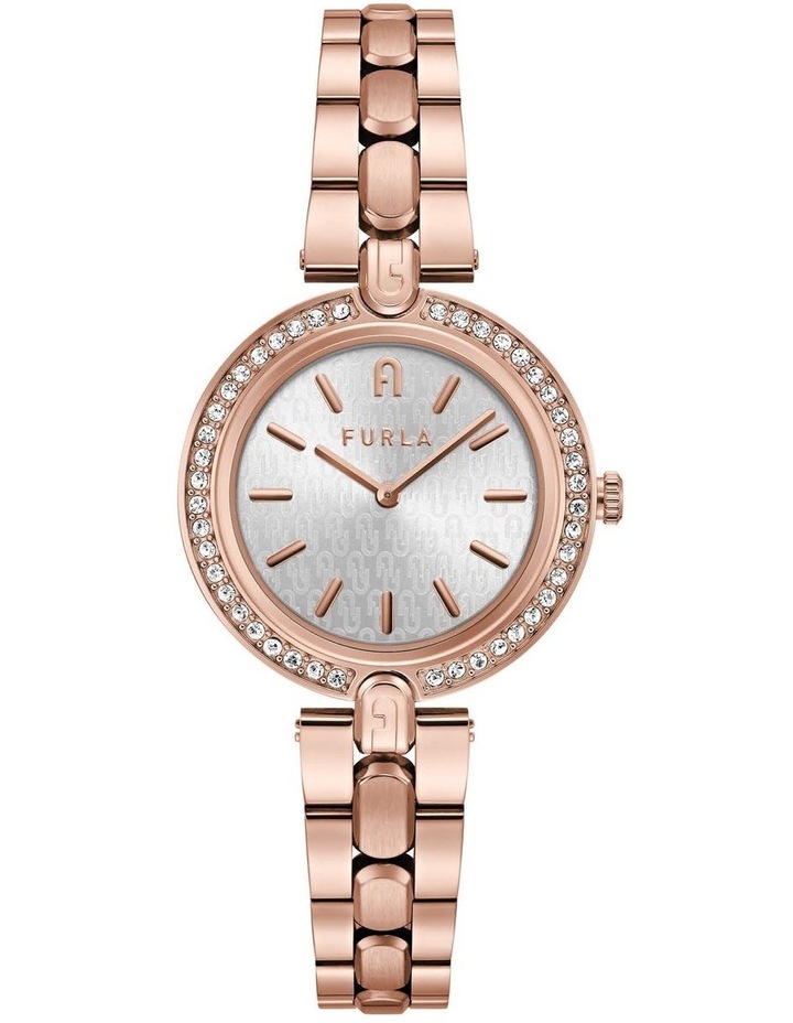 Logo Links Rose Gold Watch