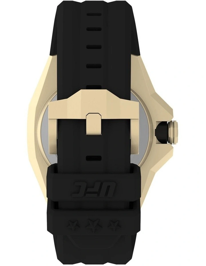 Timex UFC Black Medium Octagon Dial Analogue Watch TW2V57100 image 3