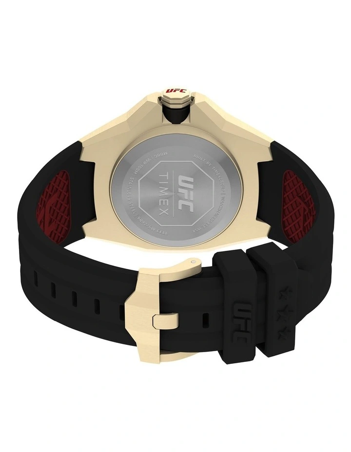 Timex UFC Black Medium Octagon Dial Analogue Watch TW2V57100 image 4