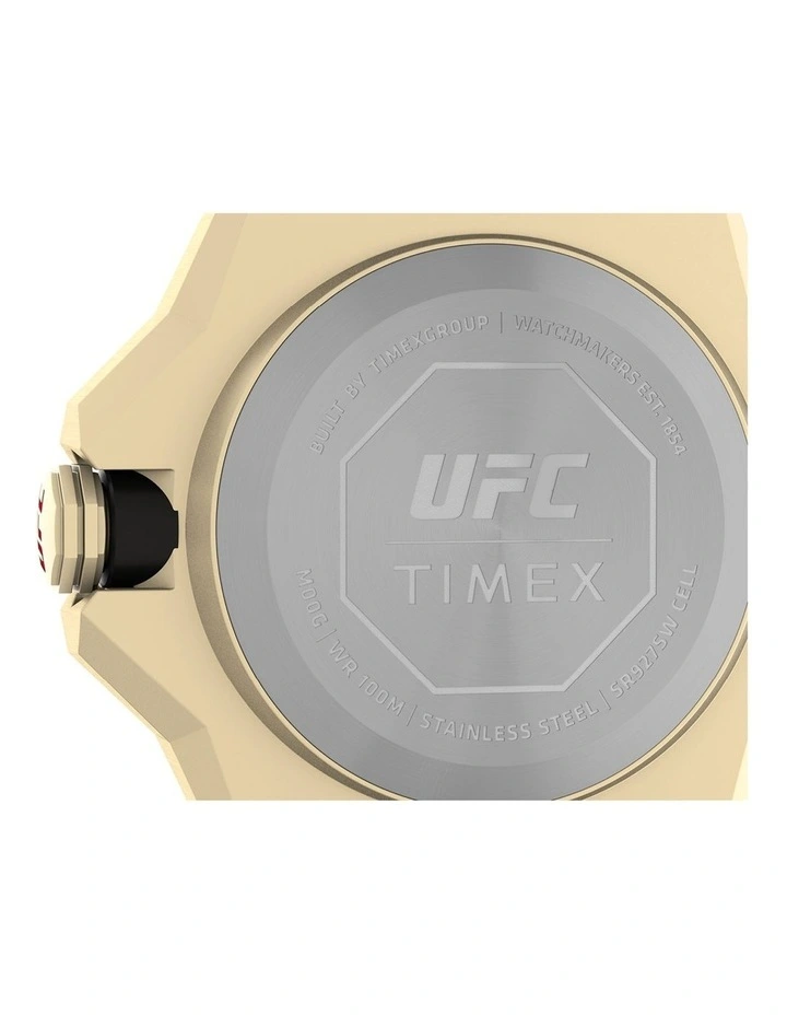 Timex UFC Black Medium Octagon Dial Analogue Watch TW2V57100 image 5