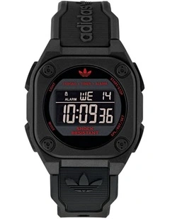 City Tech Four Resin Watch in Black