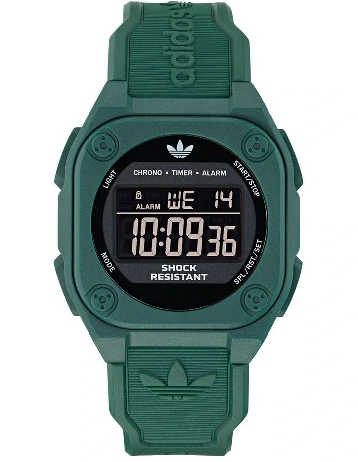 City Tech Four Resin Watch in Green image 1