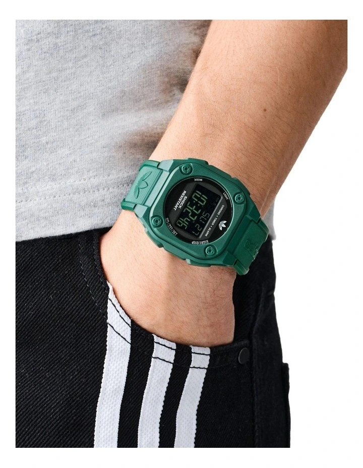 City Tech Four Resin Watch in Green image 2
