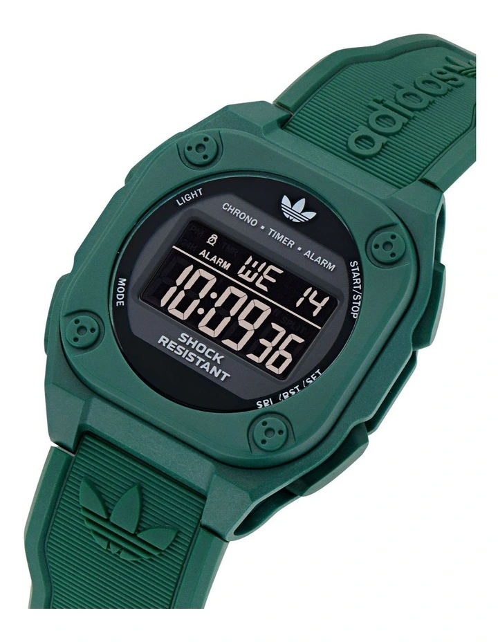 City Tech Four Resin Watch in Green image 5