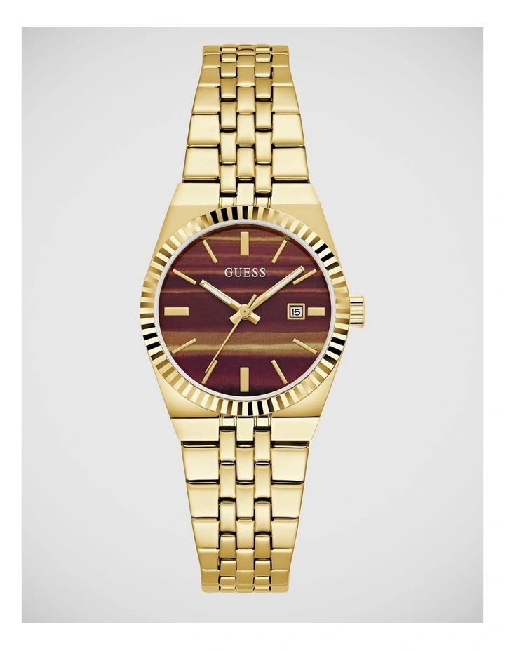 GUESS Ladies Gold-Tone Analogue Watch image 1