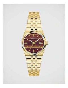 GUESS Ladies Gold-Tone Analogue Watch