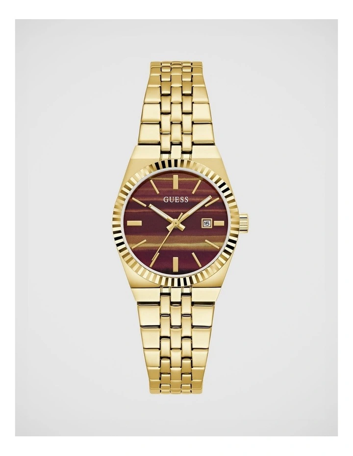 GUESS Ladies Gold-Tone Analogue Watch image 1