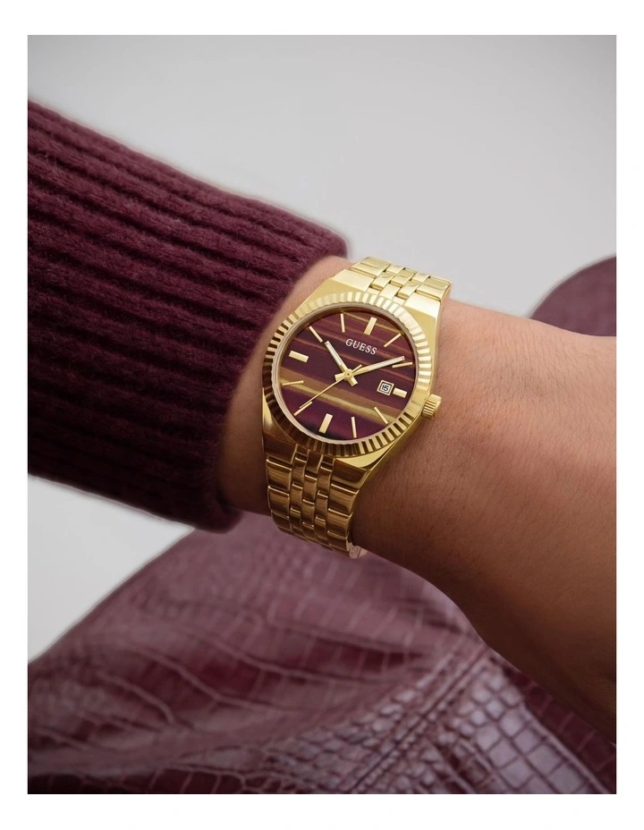 GUESS Ladies Gold-Tone Analogue Watch image 2