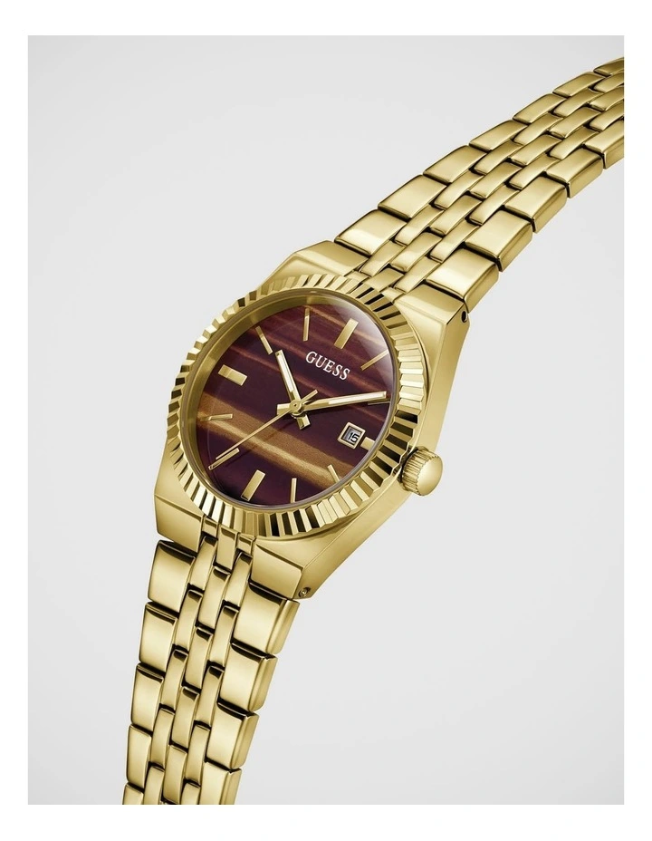 GUESS Ladies Gold-Tone Analogue Watch image 4