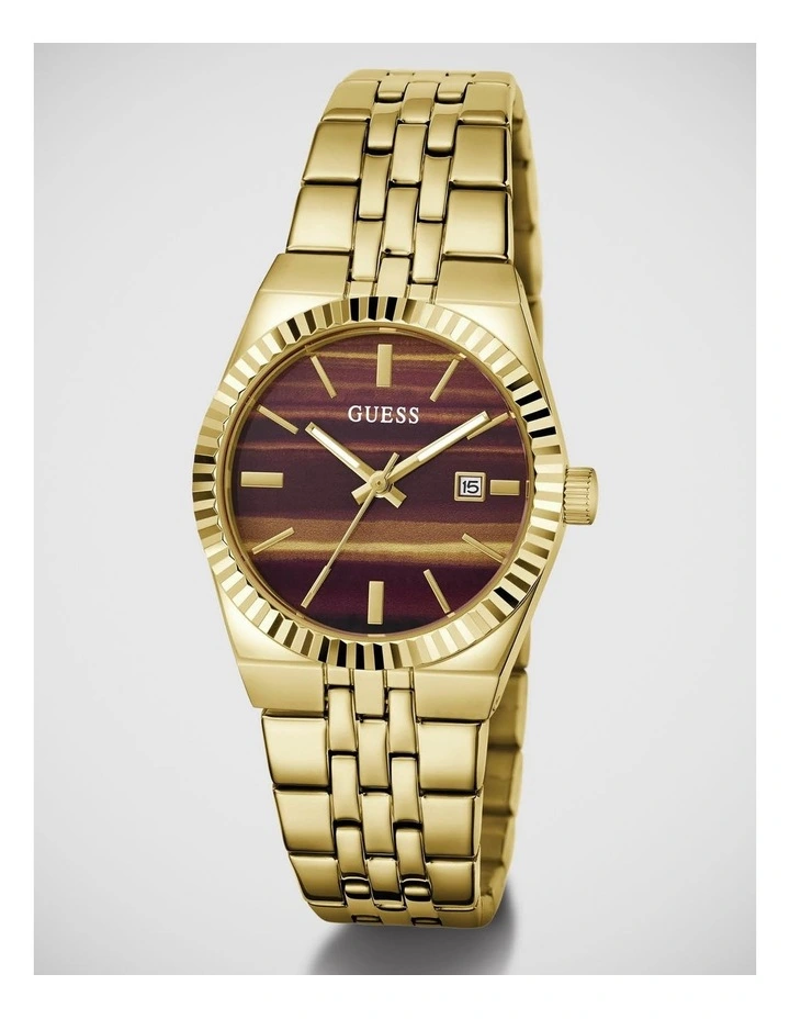 GUESS Ladies Gold-Tone Analogue Watch image 5