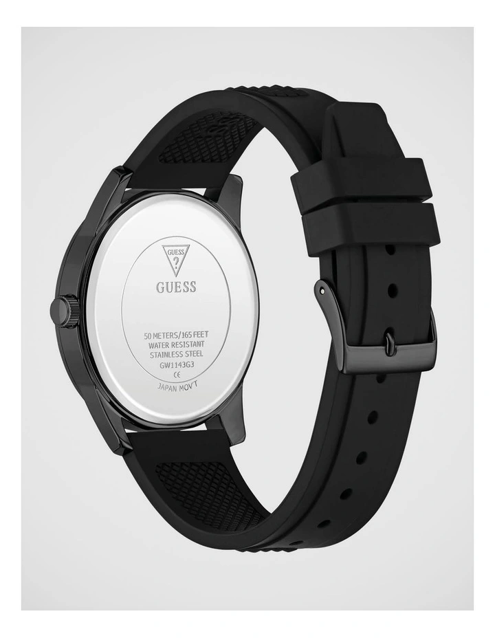 GUESS Mens Black Analogue Watch image 3