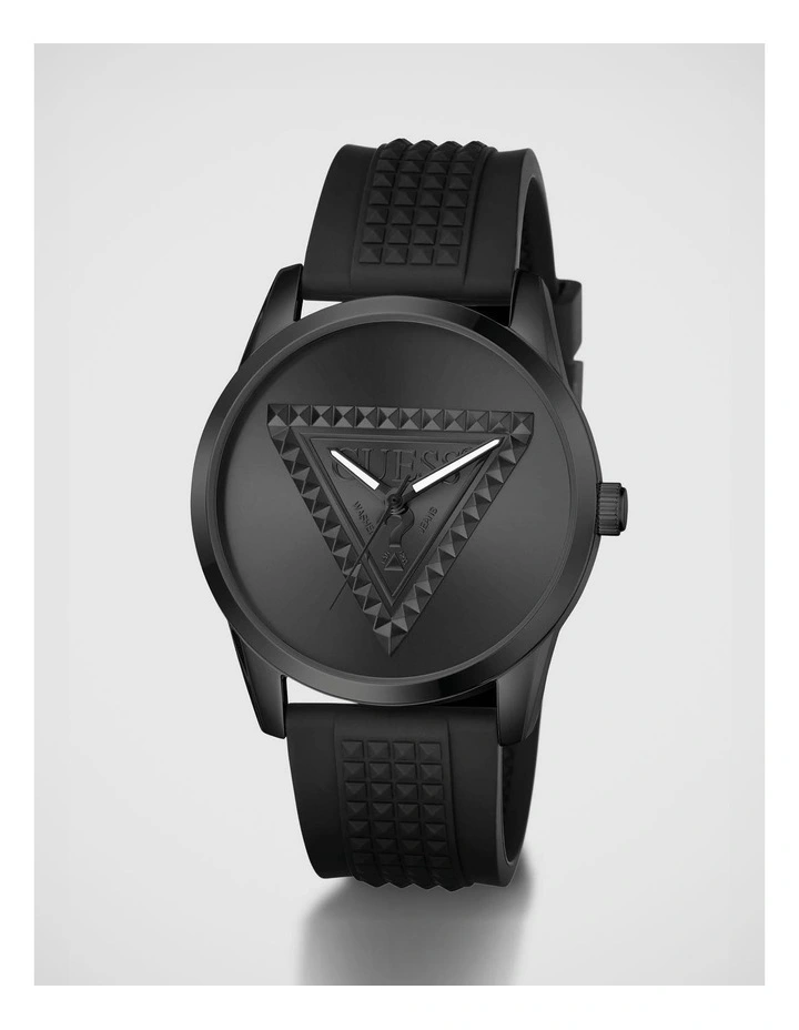 GUESS Mens Black Analogue Watch image 5