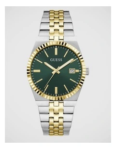 GUESS Mens Two-Tone Analogue Watch