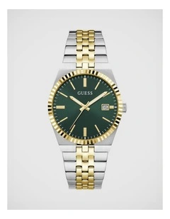GUESS Mens Two-Tone Analogue Watch