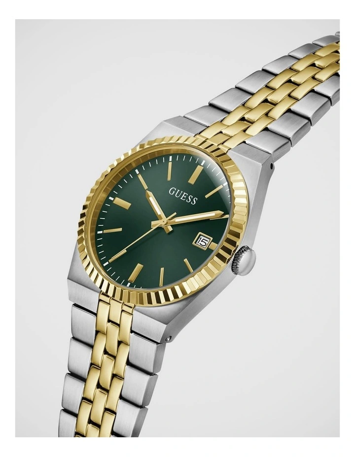 GUESS Mens Two-Tone Analogue Watch image 4