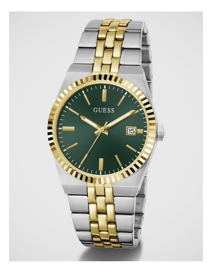 GUESS Mens Two-Tone Analogue Watch image 6