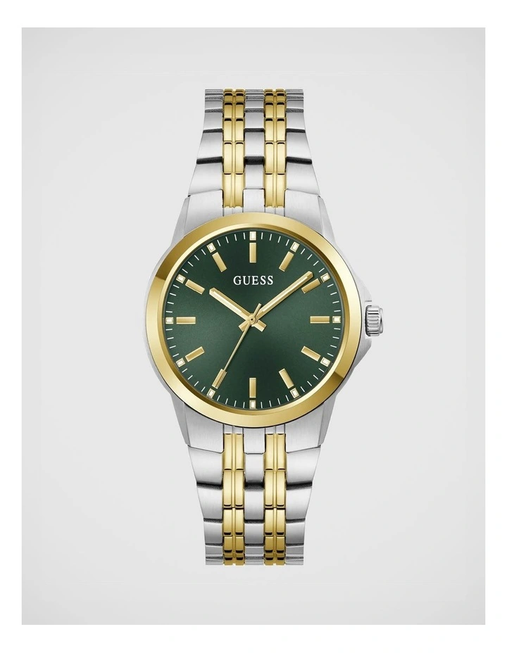 GUESS Mens Two-Tone Analogue Watch image 1