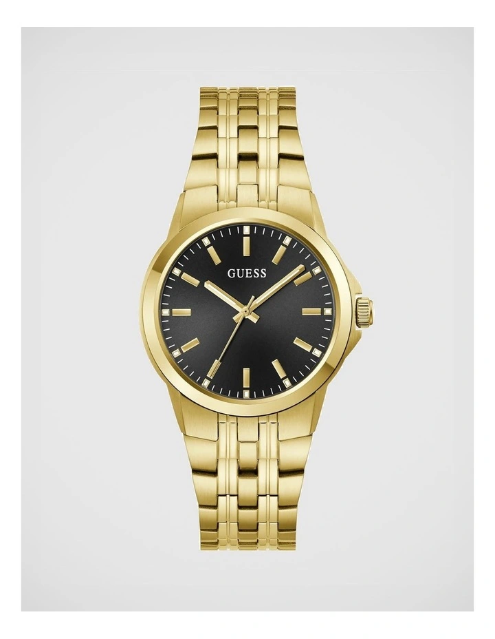 GUESS Mens Gold-Tone Analogue Watch image 1